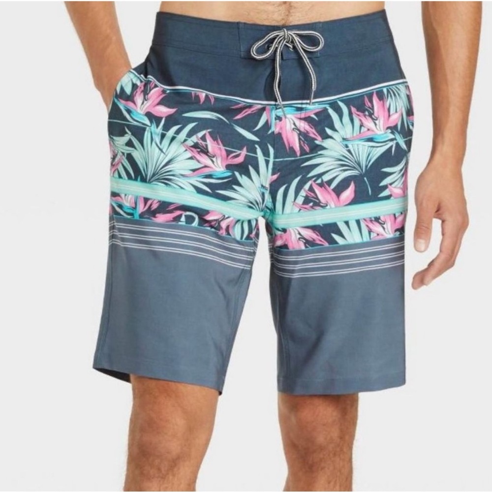 Goodfellow & Co Tropical Board Shorts